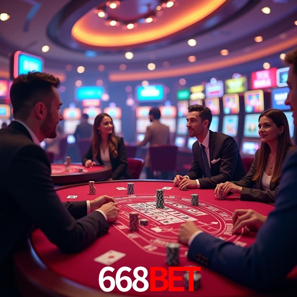 A Experiência Imersiva dos Cassinos Ao Vivo no 668BET